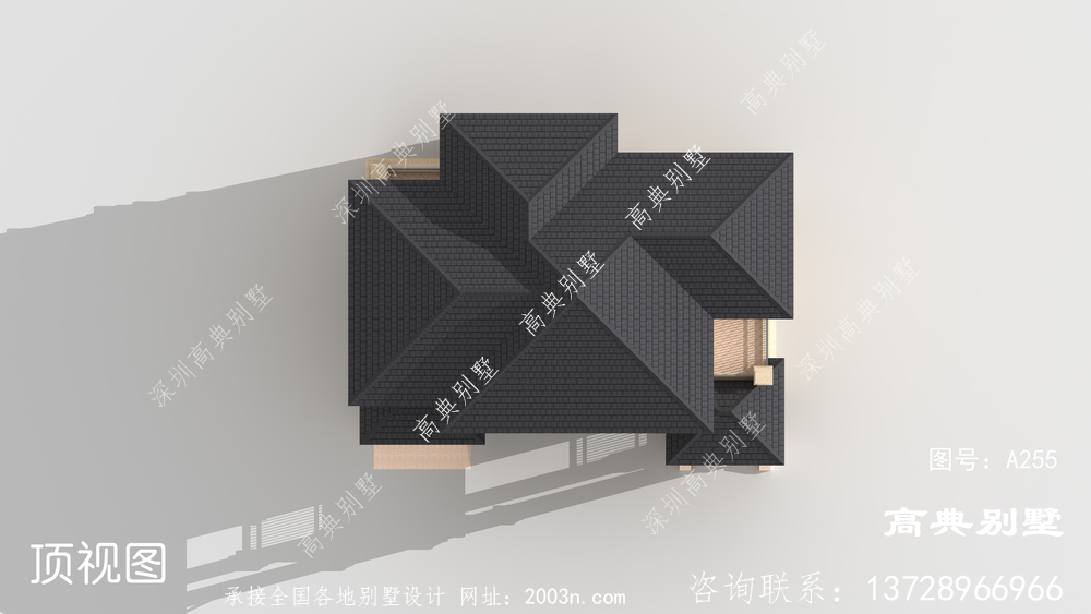 雅致大方布局实用的农村三层简欧风格小别墅