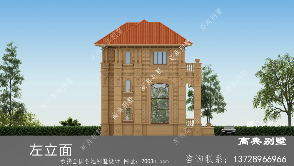 这样建简欧双拼三层别墅，奢华精致又布局合理