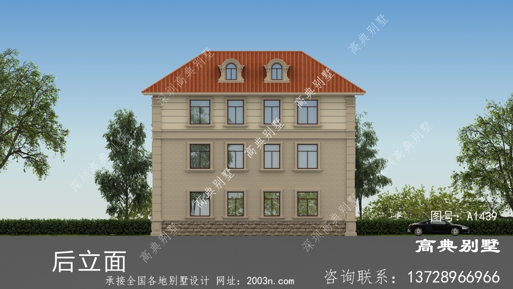 法式双拼别墅，这样建经济实用又美观