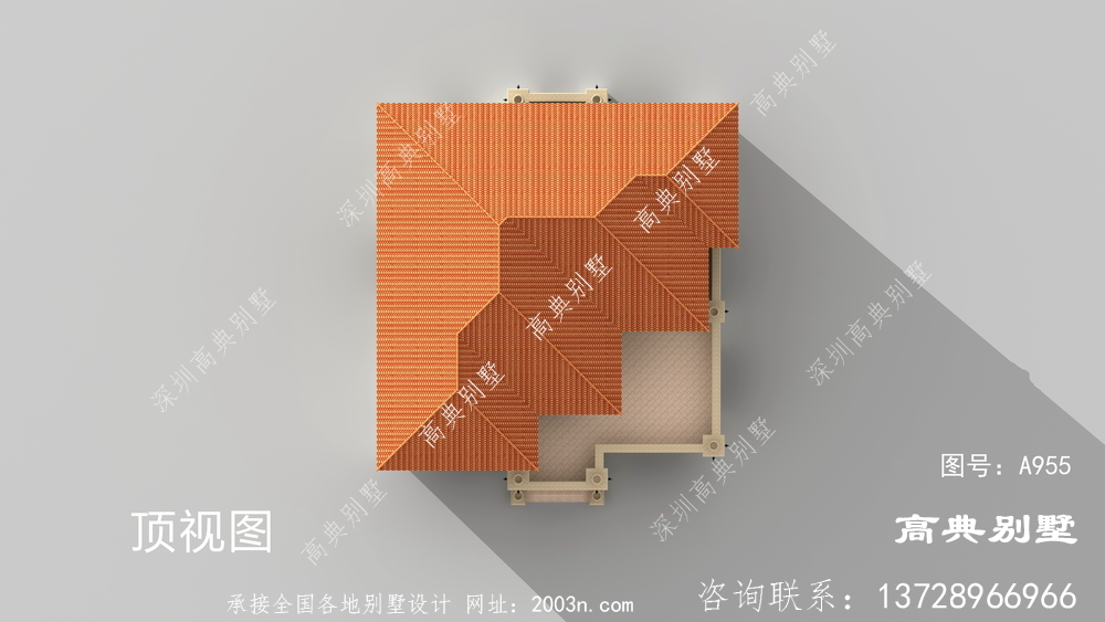 简欧古典二层别墅设计图纸大全