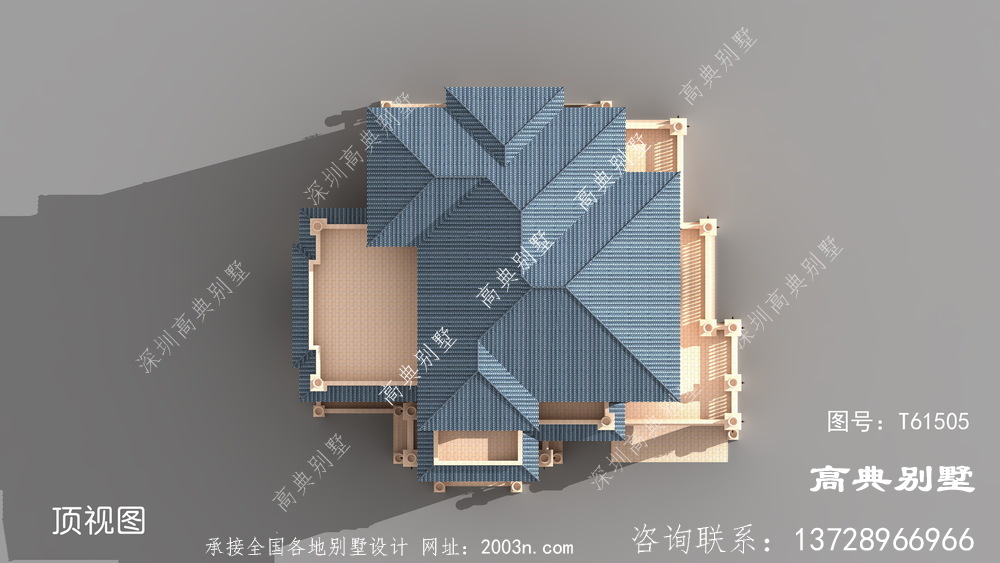 高端三层简欧别墅设计图纸及效果图