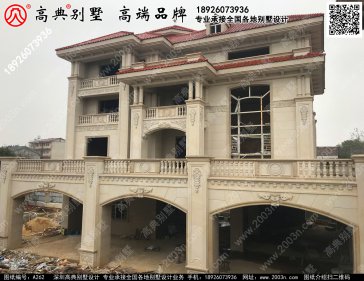 江西省鹰潭市余江县洪湖乡东阳村两层小别墅建筑设计图