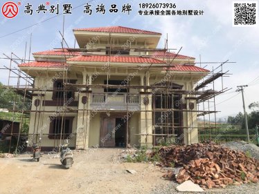 福建省南安市码头镇东大村别墅设计效果图