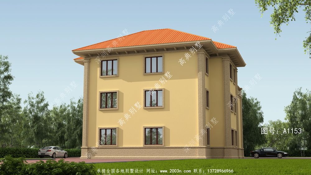 建房还经济图纸，人家的已经建成能住了