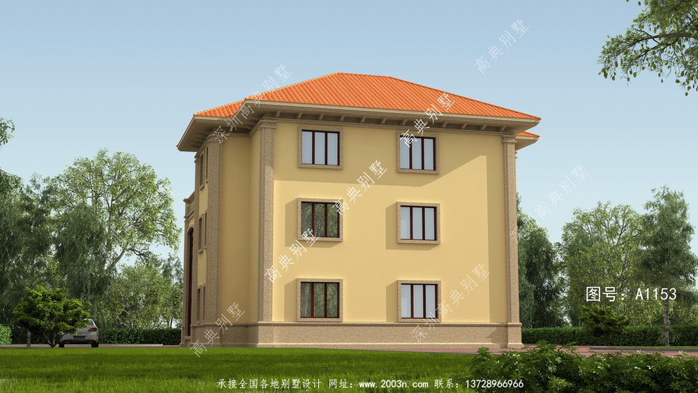 建房还经济图纸，人家的已经建成能住了