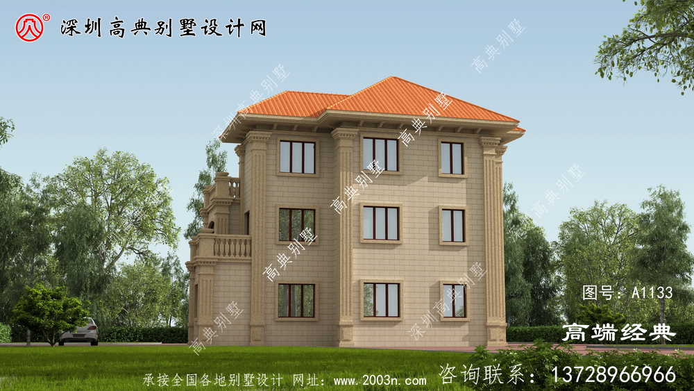 乡村自建房怎么建才好看又不贵，来看看这栋简欧别墅吧