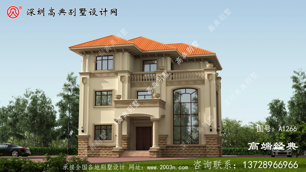 乡村自建房怎么建才好看，来看看这栋简欧别墅吧