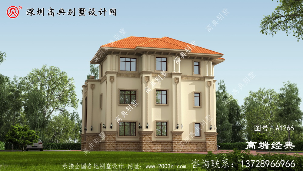 乡村自建房怎么建才好看，来看看这栋简欧别墅吧