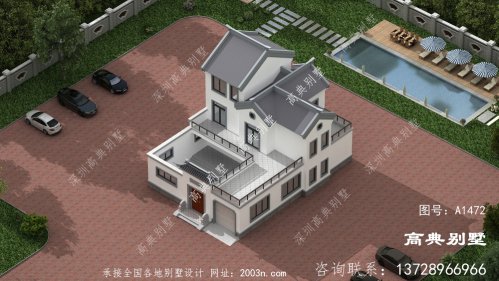 乡村自建房怎么建才好看，来看看这栋中式小别墅吧