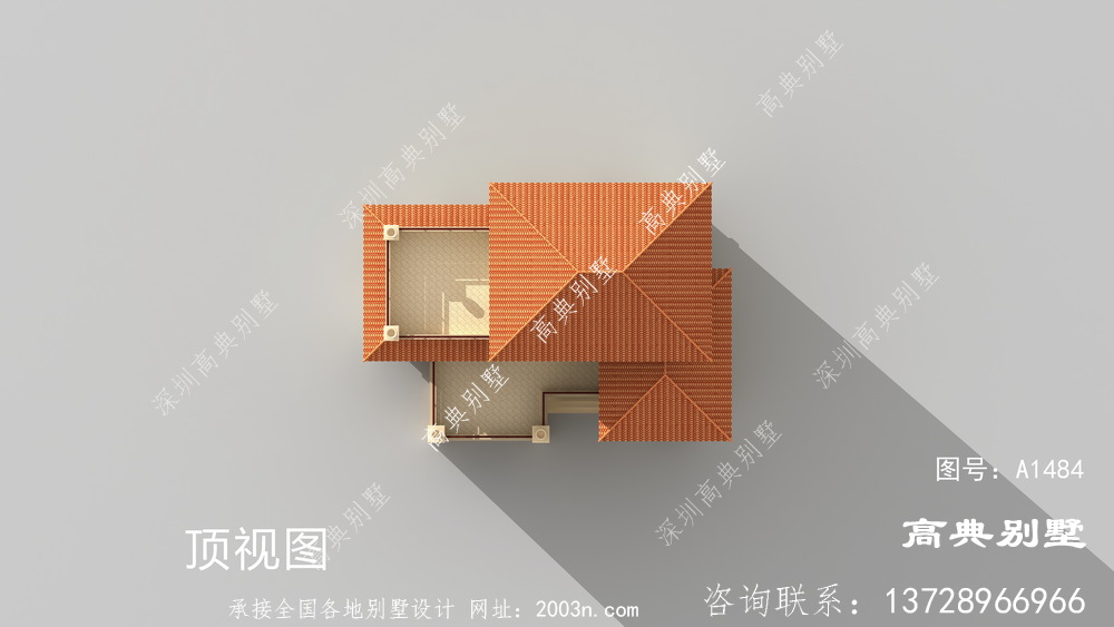 简欧三层别墅户型大小适中，户型实用外形美观