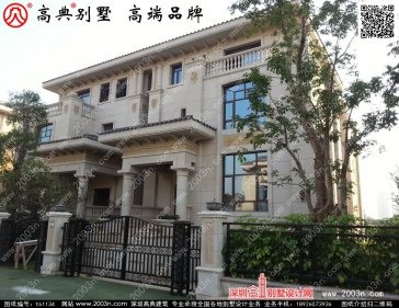 广东省河源市东江西路《东江湾》别墅楼盘-F户型别墅装修设计效果图大全别墅