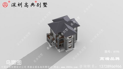 新农村二层别墅图片，外观靓丽居住舒适