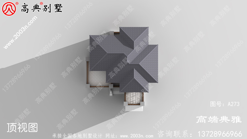 40万内三层中式自建别墅设计效果图，外观美观，户型舒适