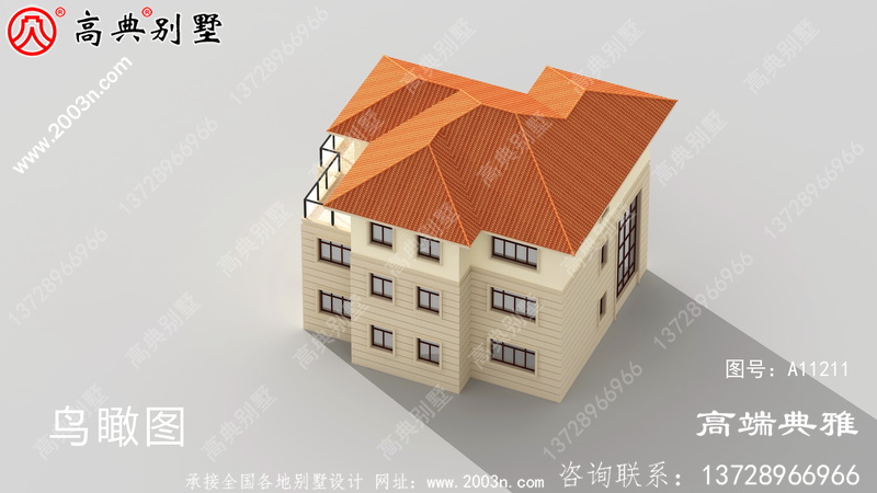 简欧新农村住宅设计图集，三层建筑设计图纸精选