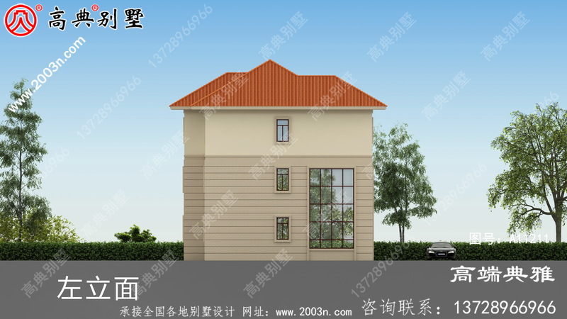 简欧新农村住宅设计图集，三层建筑设计图纸精选