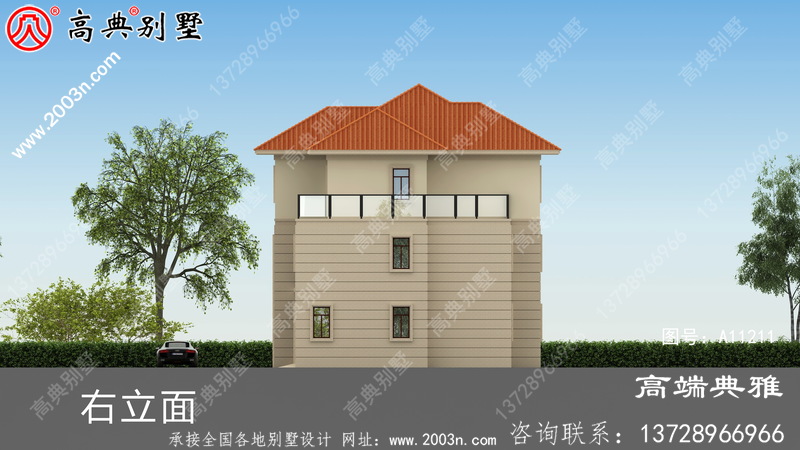 简欧新农村住宅设计图集，三层建筑设计图纸精选