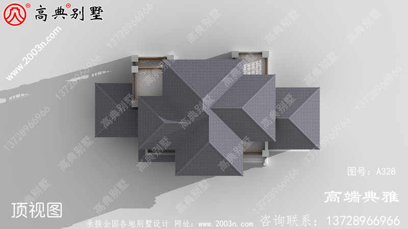 中式三层小洋楼设计图，农村盖房舒适好用最关键