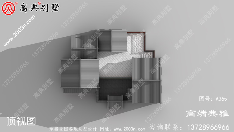 简约精美双层农村自建别墅别墅设计图，带储物间