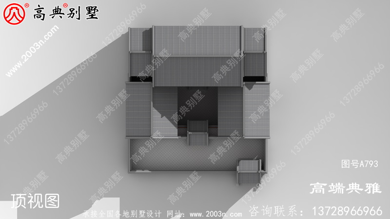 实用的中式三层新农村别墅设计、农村别墅设计