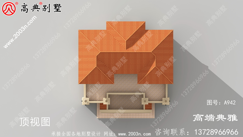 四层新农村别墅房屋设计图，温暖美观大方的房型