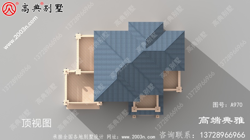 四层复式别墅设计方案，设计图一套+效果图