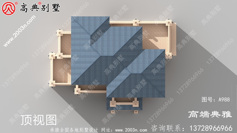 新农村建设三层独栋别墅设计工程图纸，整套施工图纸