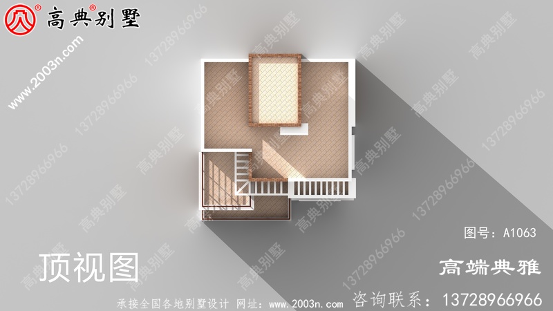 乡村四层别墅设计图纸及设计效果图，总体大气