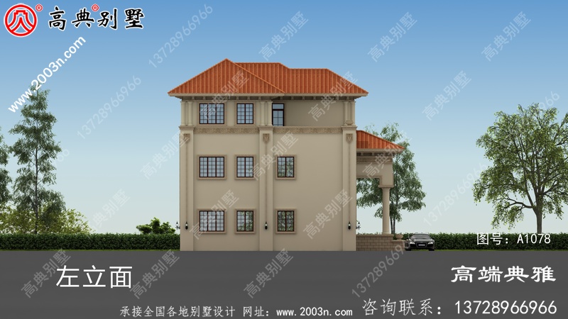 乡村40万内三层住宅设计图纸，小房基地优选