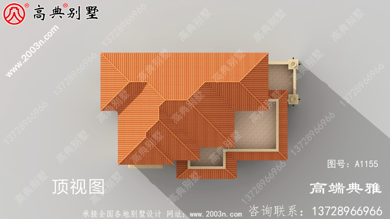 带车库和复式设计的新农村四层古典别墅设计图。