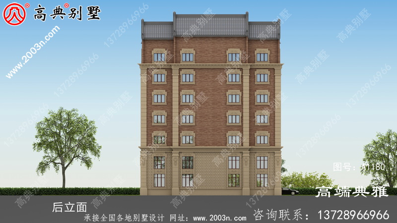 农村自建大户型欧式房屋设计图，带效果图