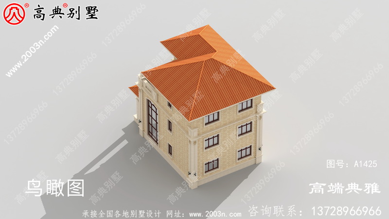 三楼简易新农村房屋设计图纸，适合农村建设