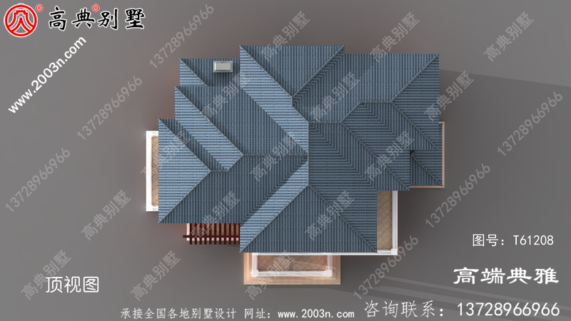 新农村三层带阳台别墅图纸及效果图_农村三层自建房设计图