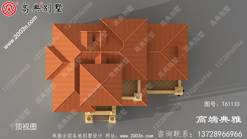 三层复式别墅别墅设计图，带外型设计效果图欧式风格