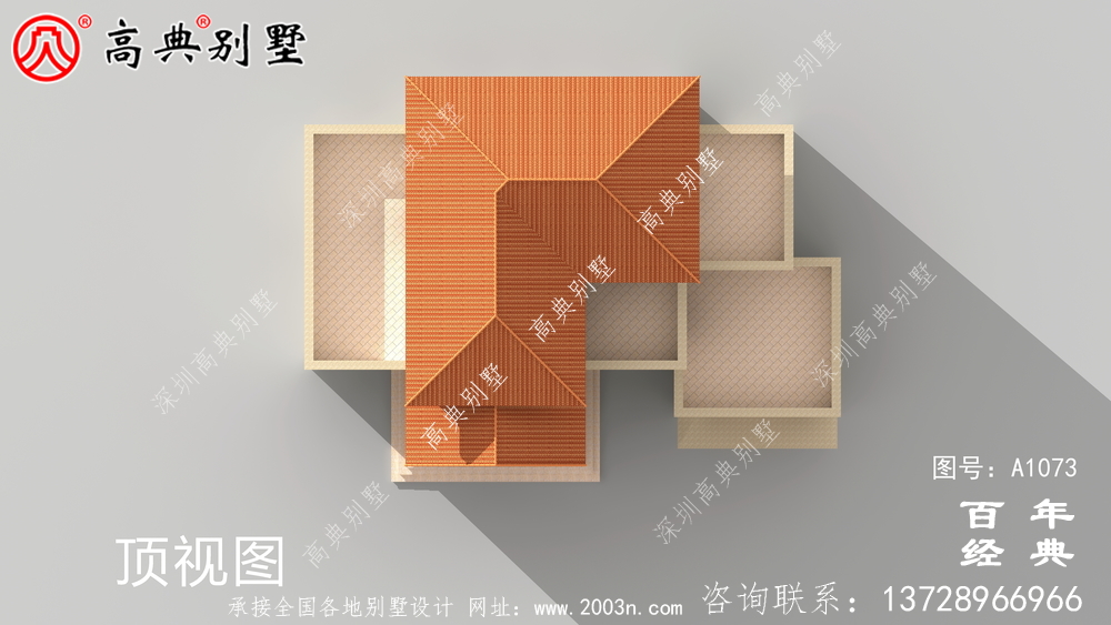 乡村三层别墅设计图，简欧风格经典大气