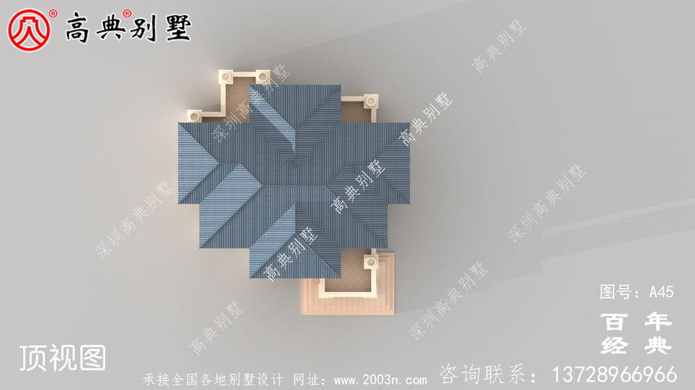 农村欧式三层别墅设计图  三层农村建筑师设计图