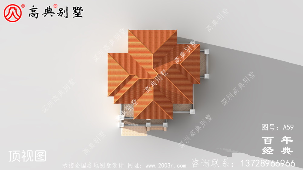 三楼车库欧式别墅设计施工图与效果图 三楼别墅设计图