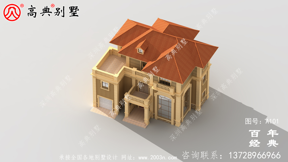 简单实用的三层农村自建住宅设计图纸_农村住宅设计图纸