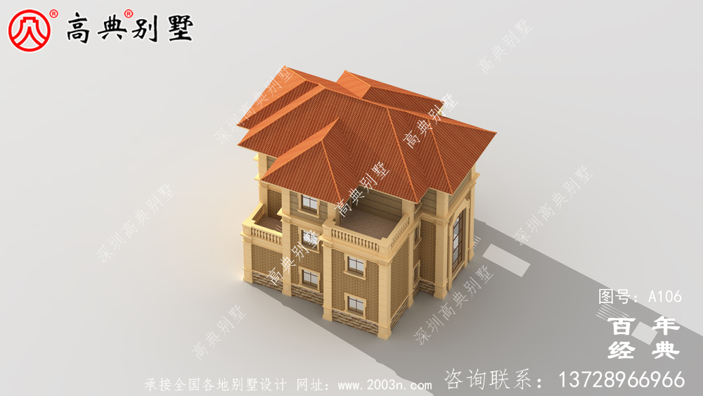 新农村三层自建房设计图纸_农村住宅设计图纸