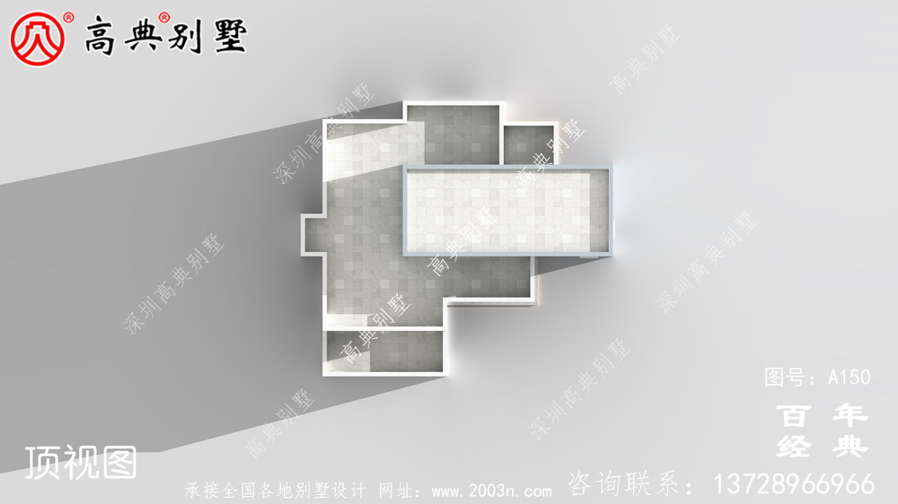 好用的两层平屋顶别墅室内设计整套工程图纸 房屋设计图