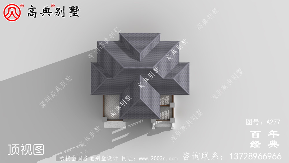 三层带阳台车库新农村建设建造小别墅设计图_乡村自建房设计图