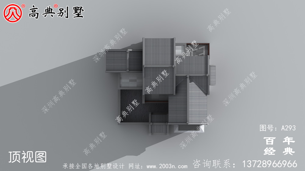 农村二层新中式自建房设计图纸及施工图_二层房屋设计图