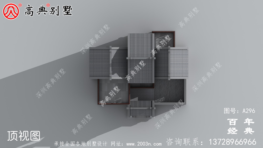 新农村建设三层带阳台自建别墅工程图纸_别墅设计图纸,三层带阳台独栋别墅