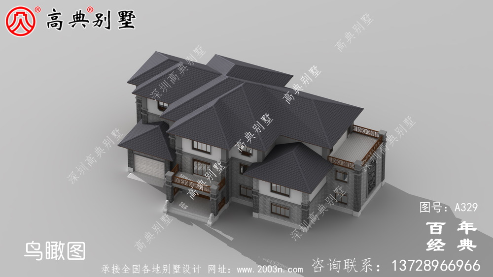 乡村三层带露台建造房屋设计图_别墅施工图,农村房屋设计图