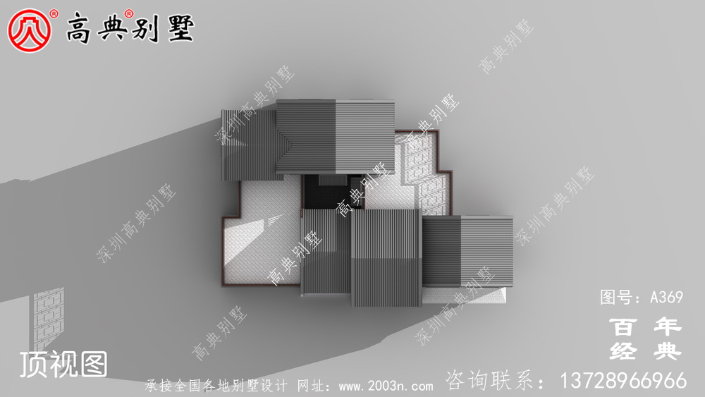 单层带露台双车库别墅设计全套图纸效果图_别墅设计图纸,农村房屋设计图