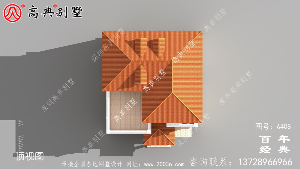 农村三层实用带露台车库住宅设计图纸及效果图_别墅设计图纸、农村住宅设计图纸