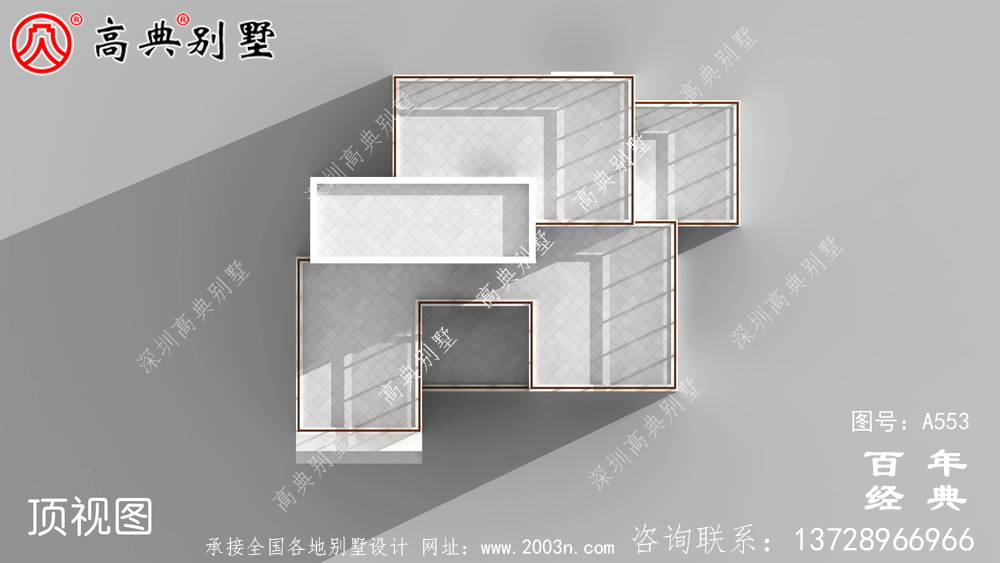 四层平顶别墅设计图纸_别墅设计图纸,新农村别墅,农村自建房设计