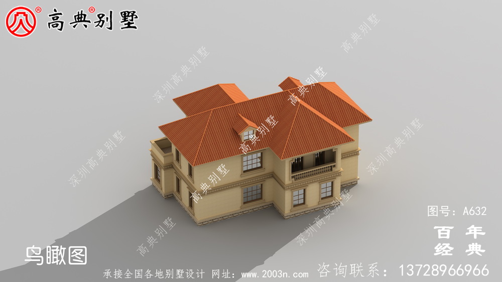 新农村两层带露台车库住宅设计_别墅设计图纸,新农村别墅,农村自建房设计