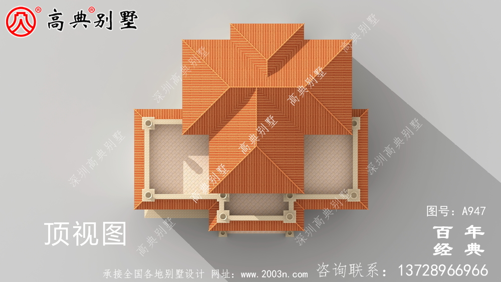 欧式三层带车库别墅设计图纸及效果图_三层别墅设计图