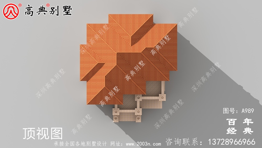 两层带车库的农村别墅设计图纸及施工图_两层别墅建筑设计图