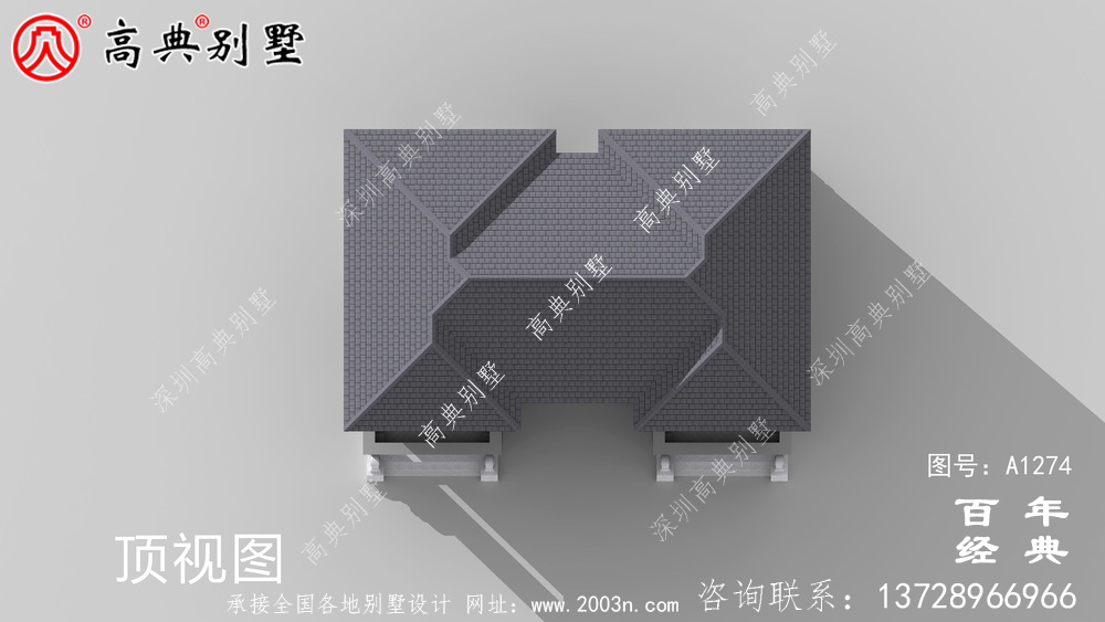 新中式双拼复式三层别墅设计图纸_农村三层别墅图纸